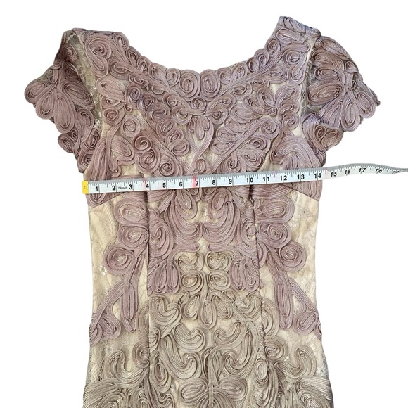 Anthropologie BHLDN JS Collection Soutache Santiago Dress Pink Mauve Sz 4 - Picture 10 of 11
